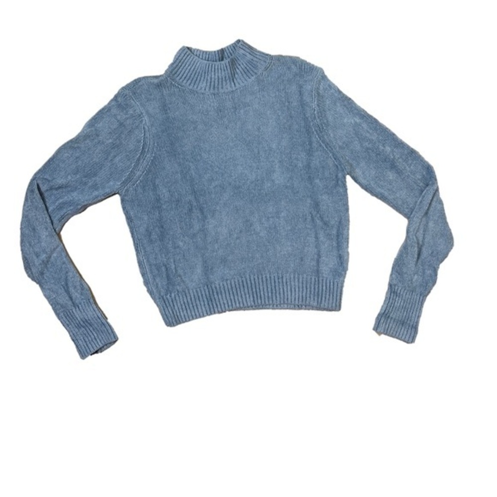 ⭐️ Wilfred Powder Blue Mock-Neck Sweater- size Large